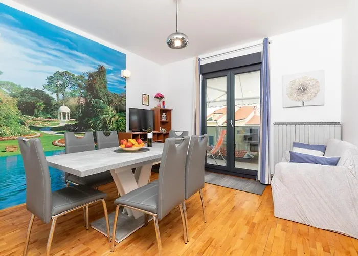 Family Friendly With A Swimming Pool Punat, Krk - 13153 Apartment